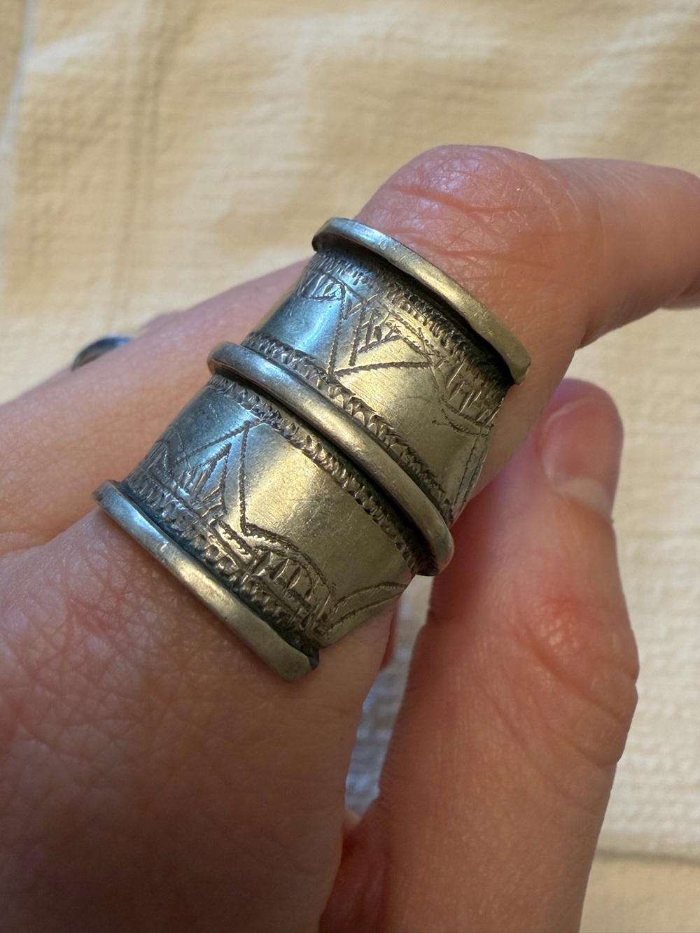 Handmade ring (size 8+) from Niger